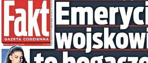 Der Axel Springer Verlag ist am polnischen Boulevard-Blatt "Fakt" beteiligt.
