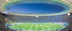 Hertha BSC denkt schon länger über einen Umbau des Olympiastadions nach. Soeren Stache