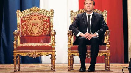 Ein Bild von einem Mann. Frankreichs neuer Präsident Emmanuel Macron setzt sich gern in Szene.