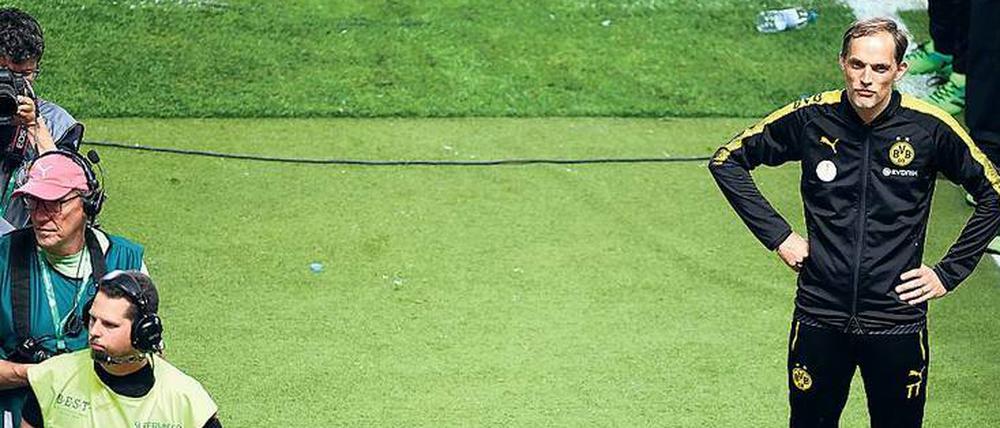Viel Platz um Thomas Tuchel.