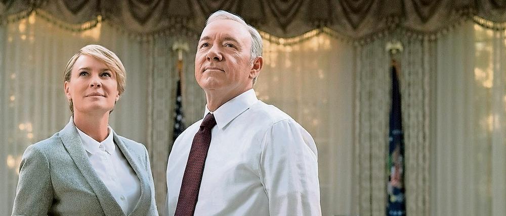Powerpaar: US-Präsident Frank Underwood (Kevin Spacey) und First Lady Claire Underwood (Robin Wright)