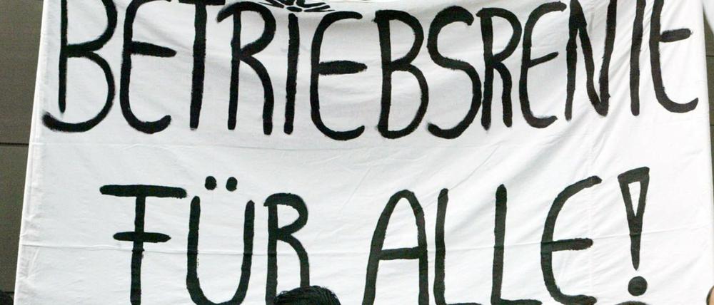 Betriebsrente für alle - aber wie?
