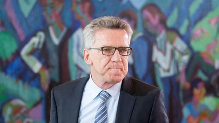 Bundesinnenminister Thomas de Maiziere (CDU).