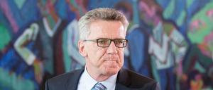 Bundesinnenminister Thomas de Maiziere (CDU).