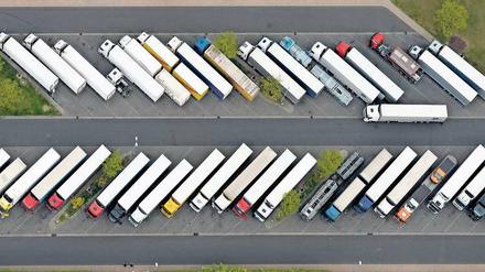 In Deutschland sind gut 500 000 Lkw-Kraftfahrer unterwegs. 