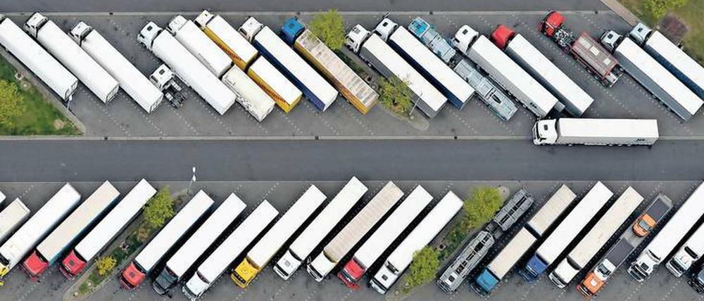 In Deutschland sind gut 500 000 Lkw-Kraftfahrer unterwegs. 