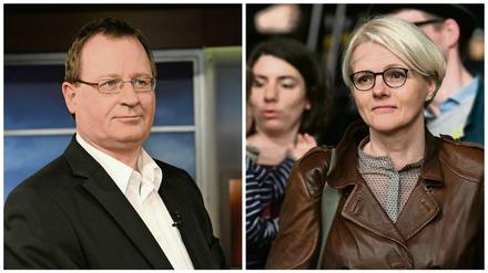 Staatssekretär Jens-Holger Kirchner und Senatorin Regine Günther planen eine Verkehrswende in Berlin, die die Leute auch spüren.