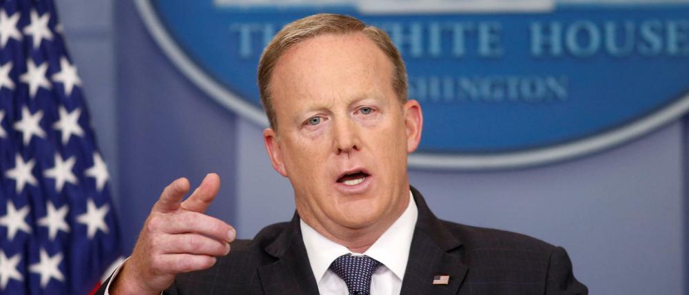 Sean Spicer, der Sprecher des Weißen Hauses
