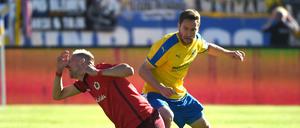 FC Carl Zeiss Jena und der FC Viktoria Köln lieferten sich einen großen Kampf am Donnerstag.