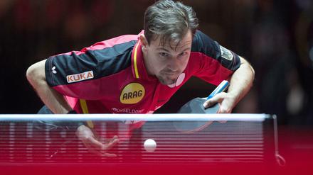 Timo Boll steht in Runde drei.