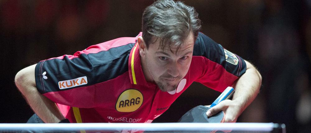 Timo Boll steht in Runde drei.