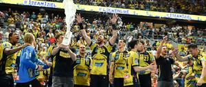 Die Mannschaft der Rhein-Neckar Löwen wird noch bis Sonntag auf Mallorca feiern. 