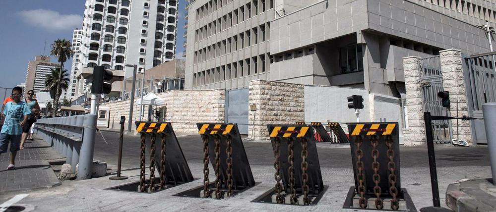 US-Botschaft in Tel Aviv, Israel.