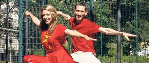 Julia Graf und Michel Schüler haben Berlins ersten Rollschuhtanzverein „Rollers Inc.“ vor acht Jahren gegründet.