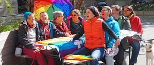 Das Orga-Team des Lesbenfrühlingstreffens in Kiel