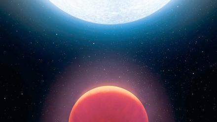 Heiß und Kelt. Exoplanet Kelt-9b kreist um eine Sonne im Sternbild Schwan.