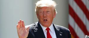 Donald Trump hat sich für das Opponieren entschieden. 