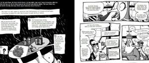 Zwischen Funny und Ernst. Eine Doppelseite aus dem besprochenen Buch.