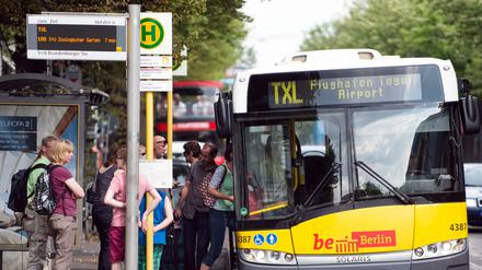 Der TXL-Bus fährt die nächsten zwei Wochen nur noch zwischen Hauptbahnhof und Flughafen Tegel. 