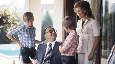 Helmut Kohl und Familie.