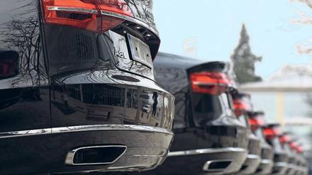 Bei Politikern beliebt. Das Audi-Oberklassemodell A8 und der etwas kleinere A7 werden gerne als Dienstwagen genutzt – meist als Diesel. 