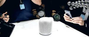 Star der Entwicklerkonferenz. Der Apple-Lautsprecher HomePod. 