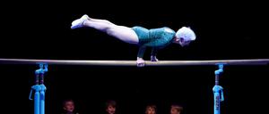 Perfekte Haltung. Wenn Johanna Quaas loslegt, machen auch die kleinen Kinder große Augen.