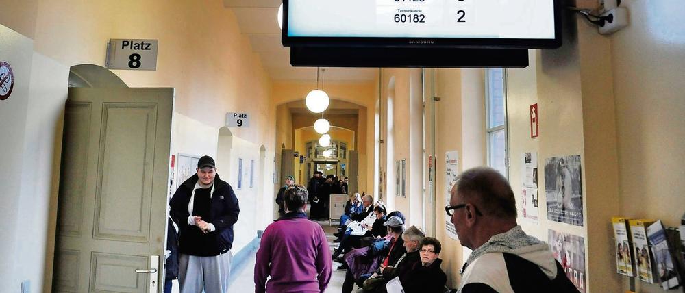 Warten auf dem Bürgeramt: Hier im Amt Pankow/ Prenzlauer Berg 