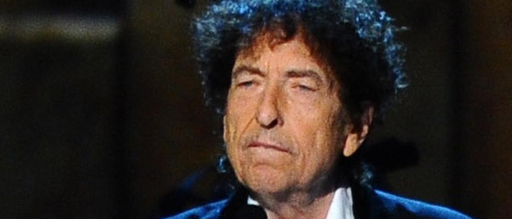 Der Schweiger. Bob Dylan bei einer Rede in Los Angeles