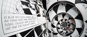 Vielschichtige Welt. Eine Comic-Installation von Marc-Antoine Mathieu im Museum für Angewandte Kunst.