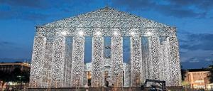 Lesestoff. Das „Parthenon der Bücher“ von Marta Minujin.