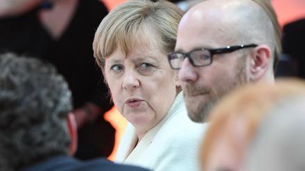 Bundeskanzlerin Angela Merkel und CDU-Generalsekretär Peter Tauber.
