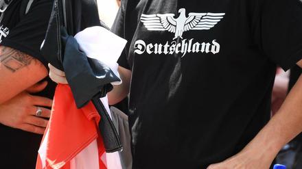 Demonstration von Rechtsextremen 