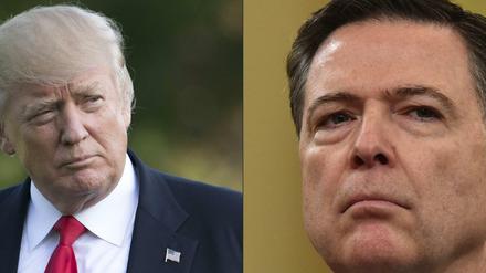 Donald Trump und James Comey.