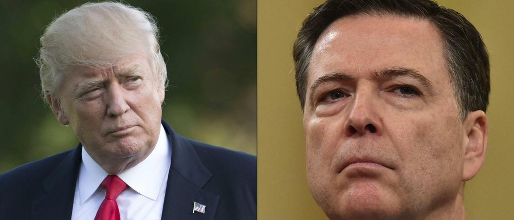 Donald Trump und James Comey.