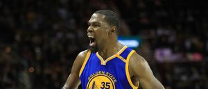Auf dem Weg zum ersten Titel. Kevin Durant spielt für die Golden State Warriors überragende Finals. 