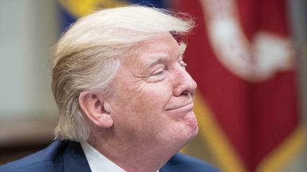 US-Präsident Donald Trump bei einem Treffen mit Republikanern am Dienstag im Weißen Haus.