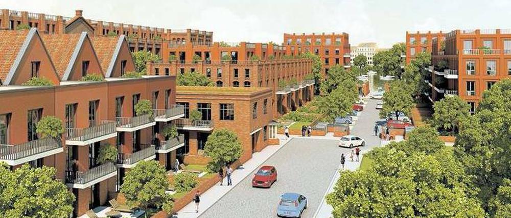 In Spindlersfeld ist nach dem Umbau der denkmalgeschützen Industrieruine in ein Wohnquartier mit Quadratmeterpreisen von 4500 Euro und mehr zu rechnen. Das fast dörfliche Flair der Ortslage dürfte dahin sein, wenn hier – etwa ab 2019 – rund 2000 neue Nachbarn einziehen.