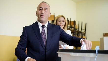 Der designierte Regierungschef Ramush Haradinaj. 
