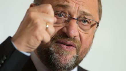 SPD-Kanzlerkandidat Martin Schulz. 
