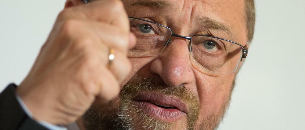 SPD-Kanzlerkandidat Martin Schulz.