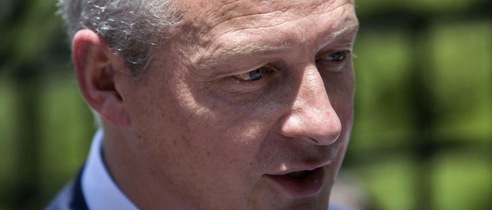 Liegt in seinem Wahlkreis vorn: Frankreichs Wirtschafts- und Finanzminister Bruno Le Maire,