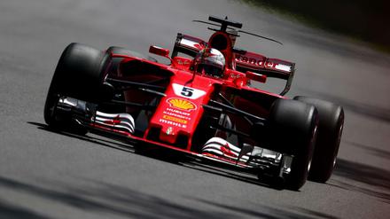 Sebastian Vettel musste sich mit dem zweiten Platz beim Qualifying zufrieden geben.