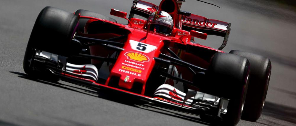 Sebastian Vettel musste sich mit dem zweiten Platz beim Qualifying zufrieden geben.