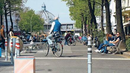 Der Umbau der Schöneberger Maaßenstraße zwischen Nollendorf- und Winterfeldtplatz ist umstritten.