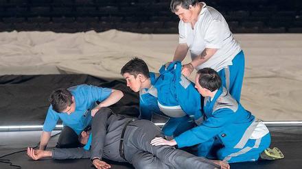 Kraftvoll. Darsteller mit geistiger Behinderung in „Lady Eats Apple“.