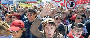Gegen den Abriss alter Fünfgeschosser – mit ihren nicht mehr zeitgemäßen Grundrissen – regt sich aber Protest.