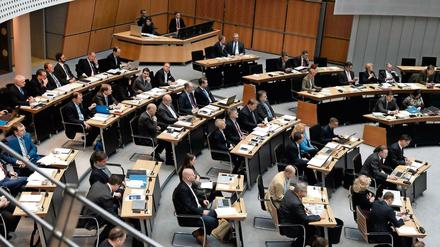 AfD-Abgeordnete bei einer Sitzung im Berliner Abgeordnetenhaus (Archivbild)
