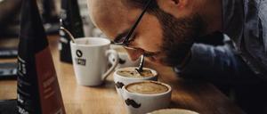 Hannes Fendrich beim "cupping"