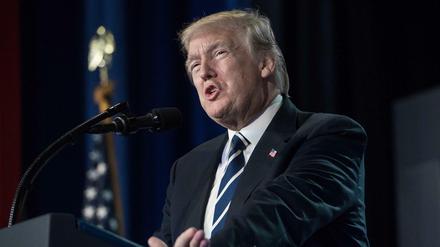 US-Präsident Donald Trump steht durch die Russland-Affäre stark unter Druck.